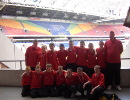CKYL 13s League Select 2007/8 at the Amsterdam Arena during their trip to Holland In May 2008.