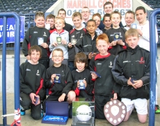 Troon Thistle Central age twelves with their FAIR PLAY haul