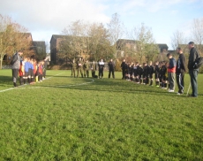 Obseving Rememberence Sunday Strathaven Dynamo 2002s