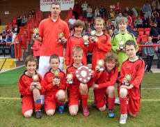 Stafford Town Stars under 11s runners up shield