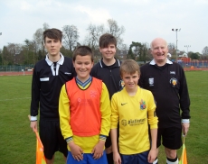 match refs under 12s shield final with eccle& Penk Jun