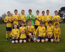 Eccleshall Eagles under 12s shield winners