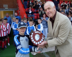 Stafford Soccer Sch Captain under 9s runners up shield 