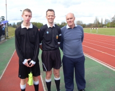 ref;Tom Fwcett with Des Robinson & dom ward 15s cup final