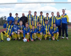 AFC Stone runners up Under 14s shield final
